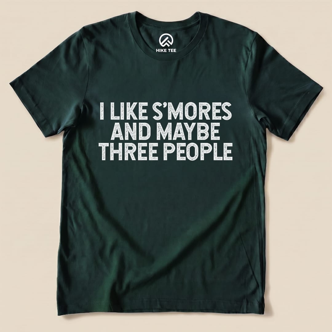 I Like Smores Shirt Hike Tee T-Shirt Forest / S