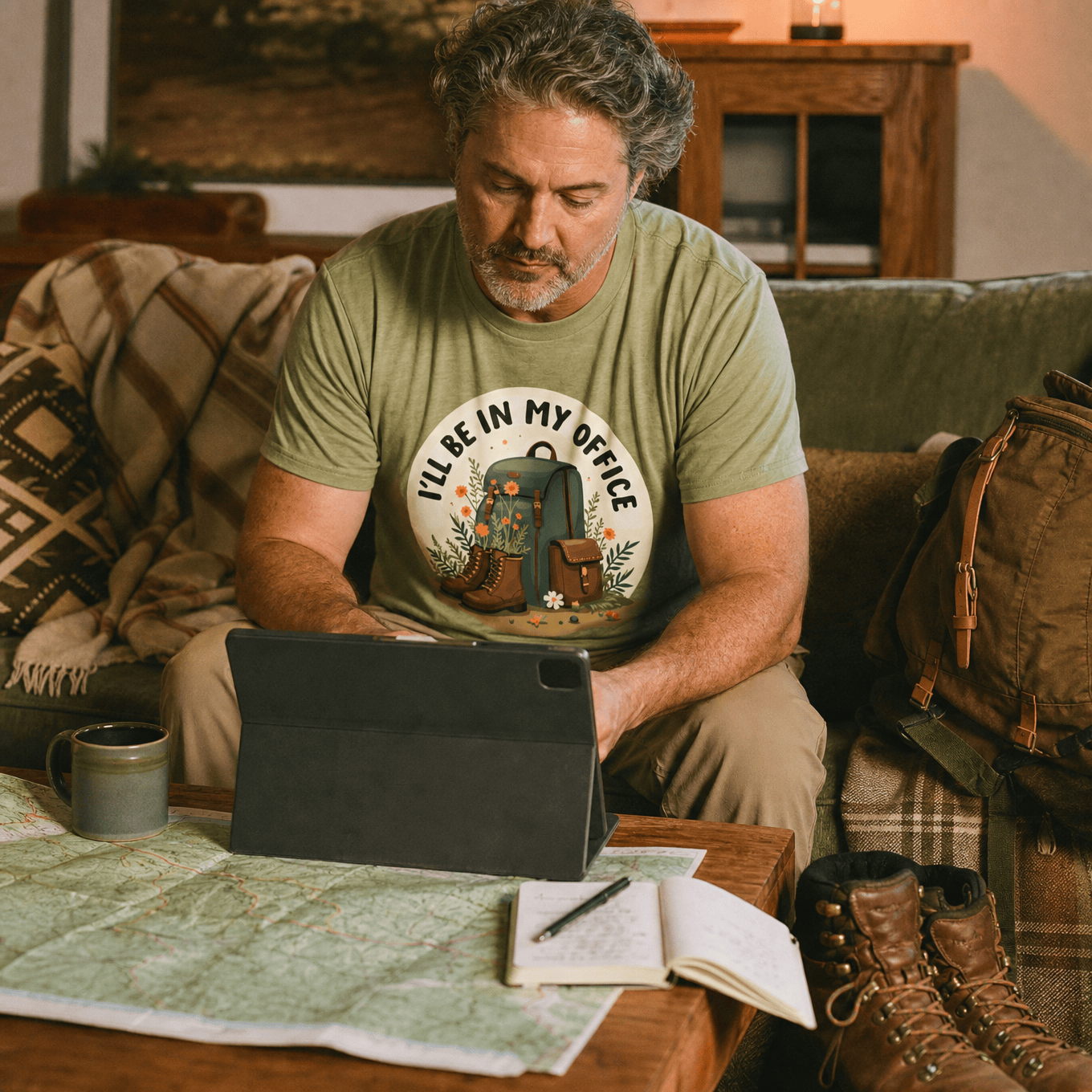 I'll Be In My Office Hiking Shirt