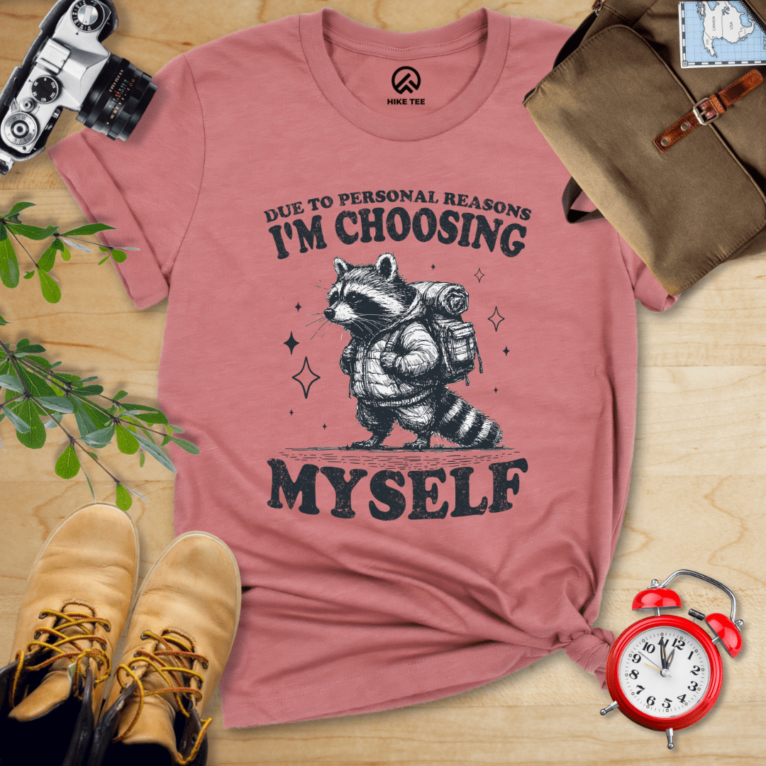 Hike Tee T-Shirt Heather Mauve / S I'm Choosing Myself Shirt