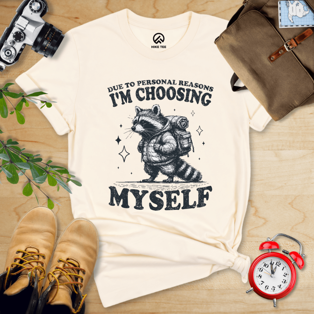 Hike Tee T-Shirt Natural / S I'm Choosing Myself Shirt