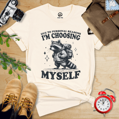Hike Tee T-Shirt Natural / S I'm Choosing Myself Shirt