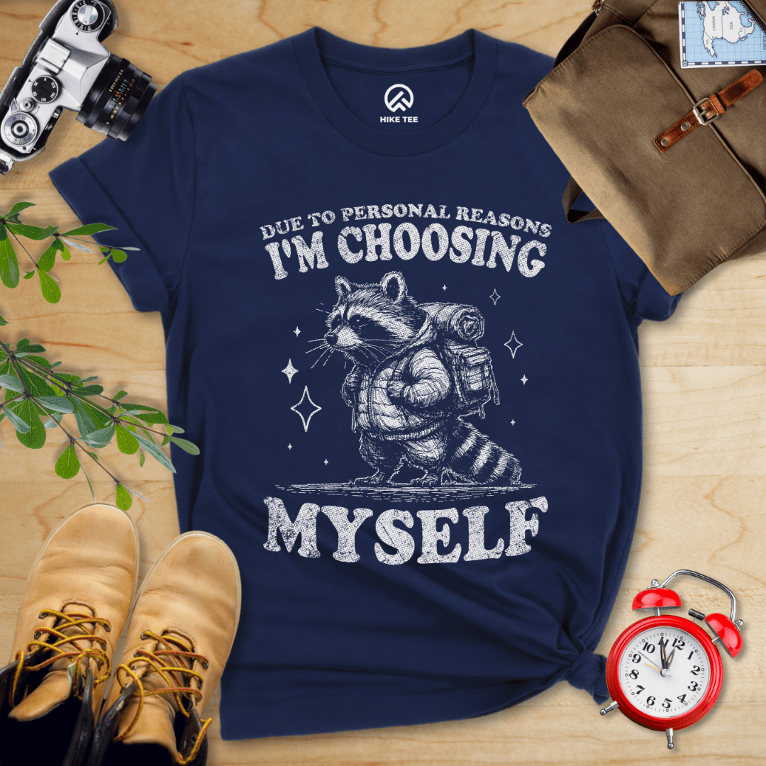 Hike Tee T-Shirt Navy / S I'm Choosing Myself Shirt