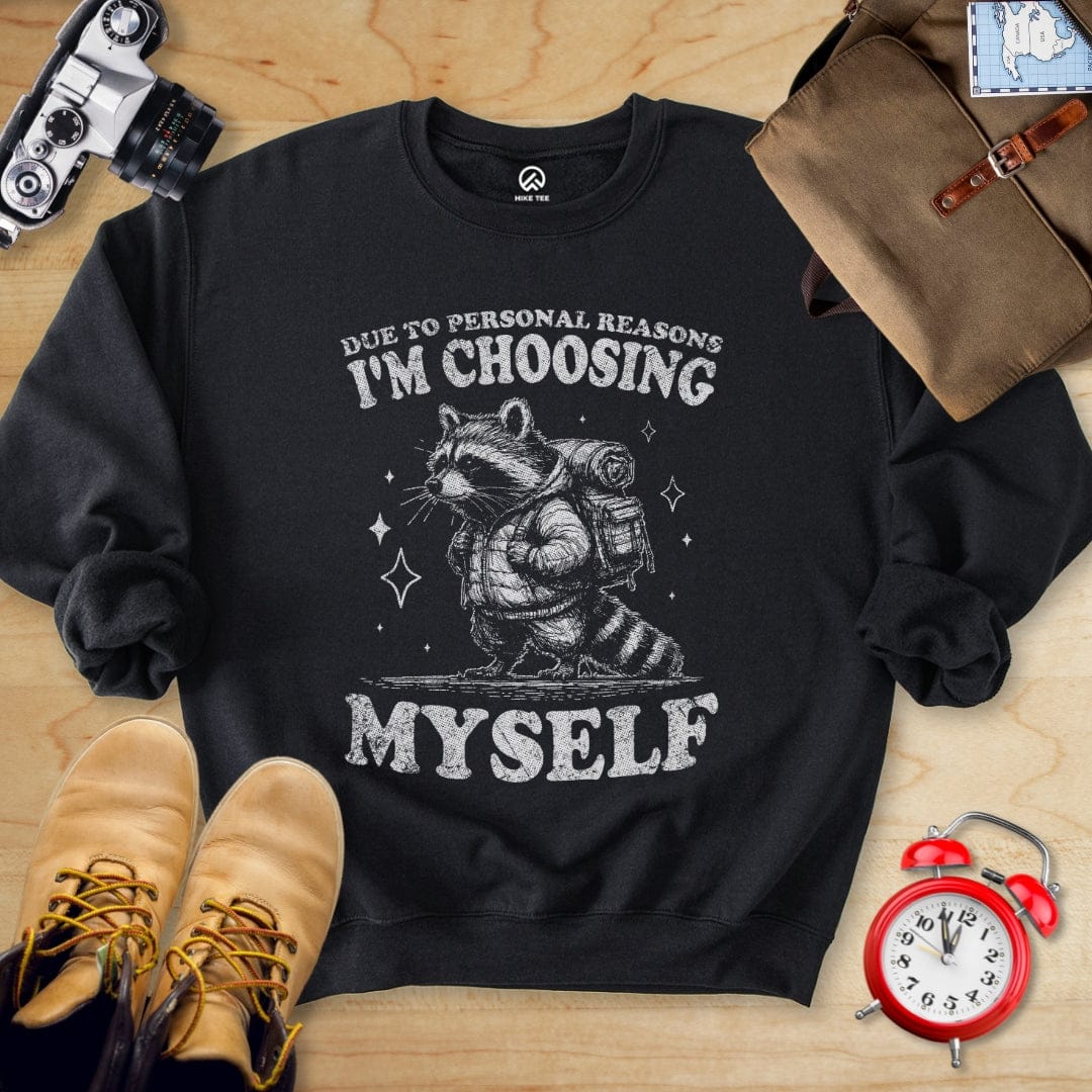 Printify Sweatshirt Black / S I'm Choosing Myself Sweatshirt