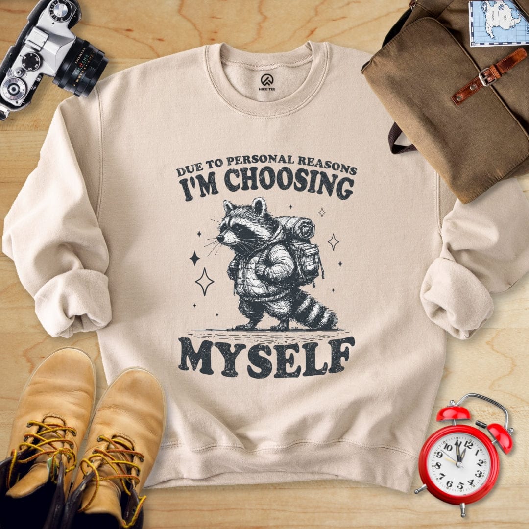 Printify Sweatshirt Sand / S I'm Choosing Myself Sweatshirt