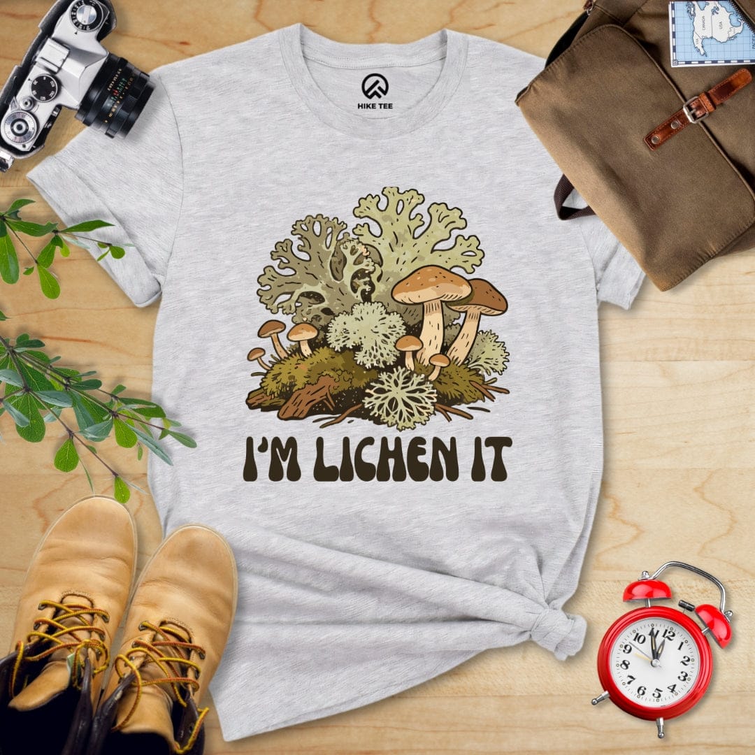 Hike Tee T-Shirt Athletic Heather / S I'm Lichen It Shirt