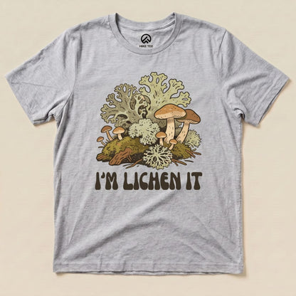 Hike Tee T-Shirt Athletic Heather / S I'm Lichen It Shirt