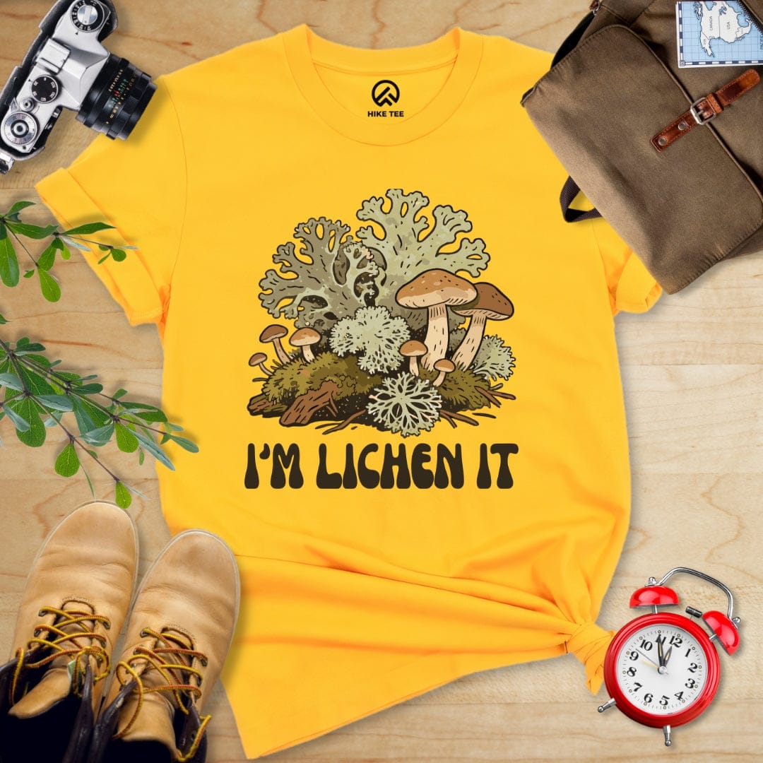 Hike Tee T-Shirt Gold / S I'm Lichen It Shirt