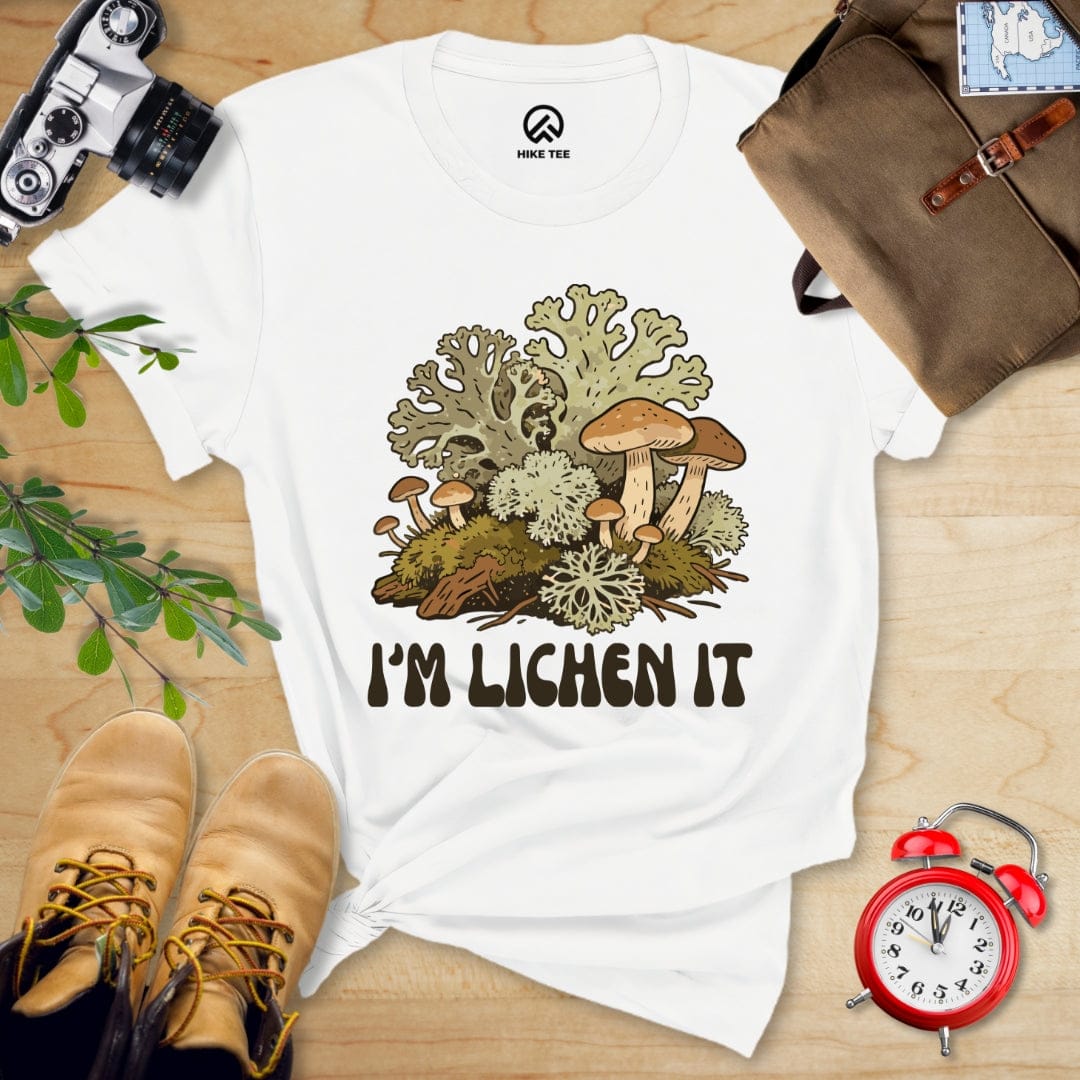 Hike Tee T-Shirt White / S I'm Lichen It Shirt