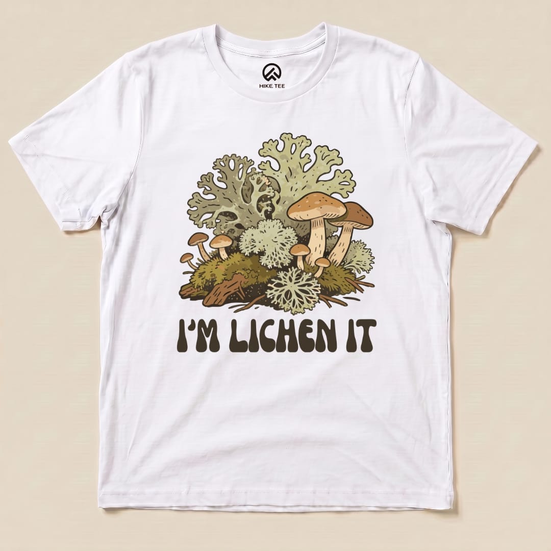 Hike Tee T-Shirt White / S I'm Lichen It Shirt