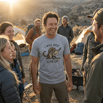 Hike Tee T-Shirt I Will Not Possum Shirt