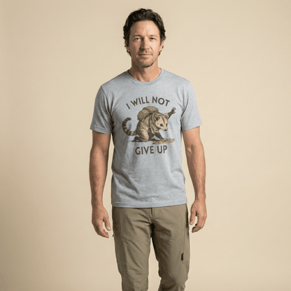 Hike Tee T-Shirt I Will Not Possum Shirt