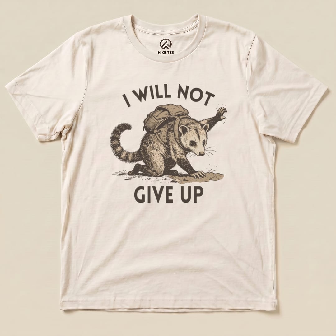 Hike Tee T-Shirt Natural / S I Will Not Possum Shirt