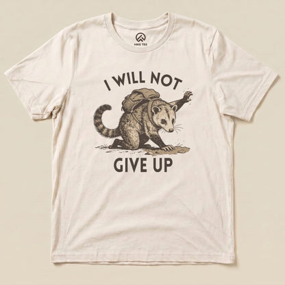 Hike Tee T-Shirt Natural / S I Will Not Possum Shirt