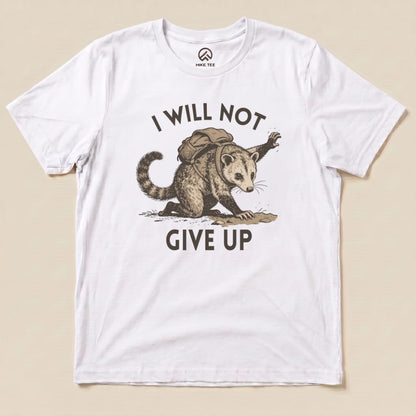Hike Tee T-Shirt White / S I Will Not Possum Shirt