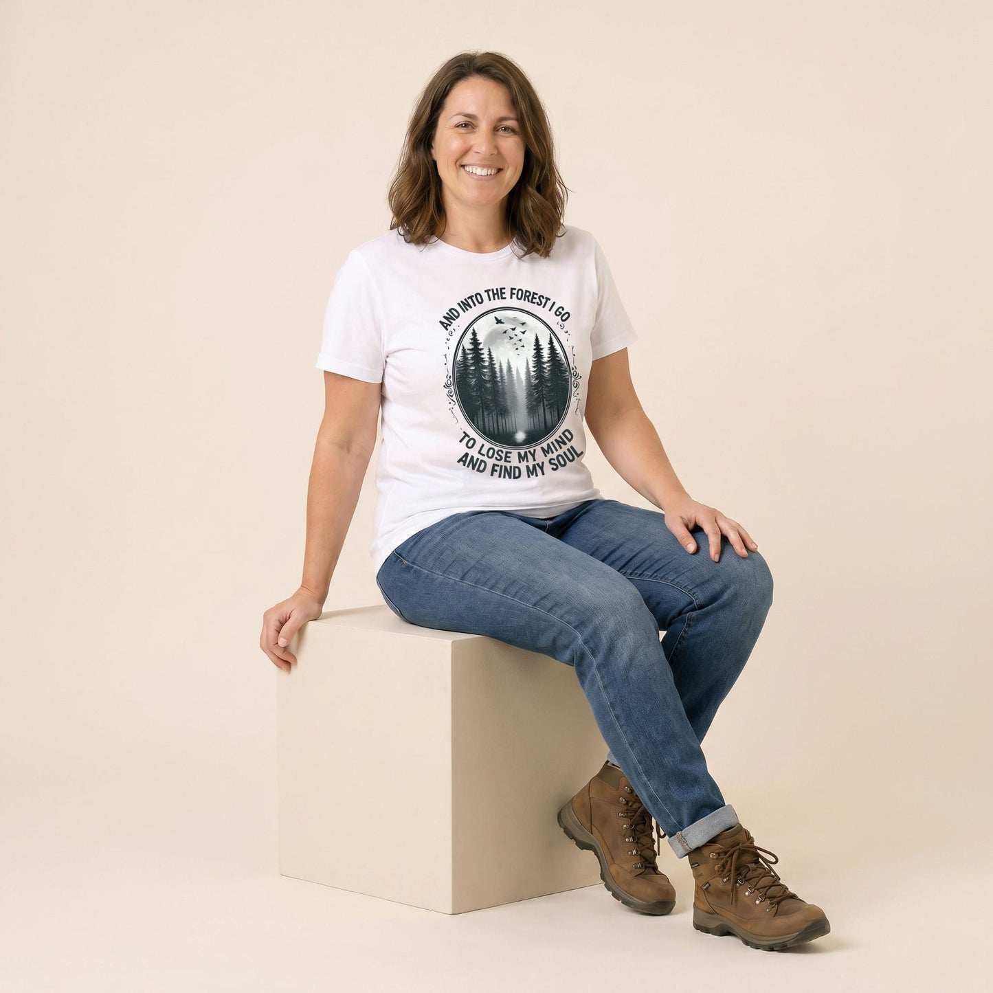 In Forest I Go Shirt Hike Tee T-Shirt