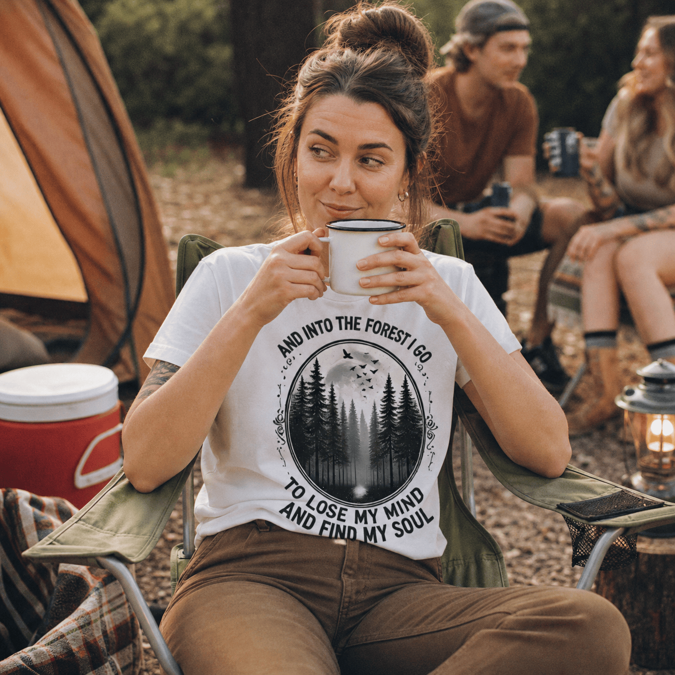 In Forest I Go Shirt Hike Tee T-Shirt