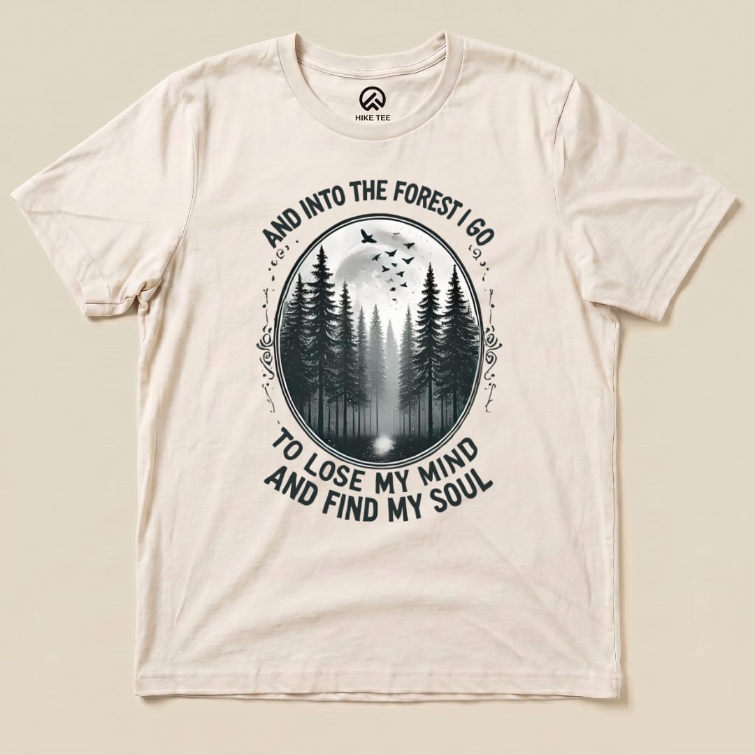 Hike Tee T-Shirt Natural / S In Forest I Go Shirt