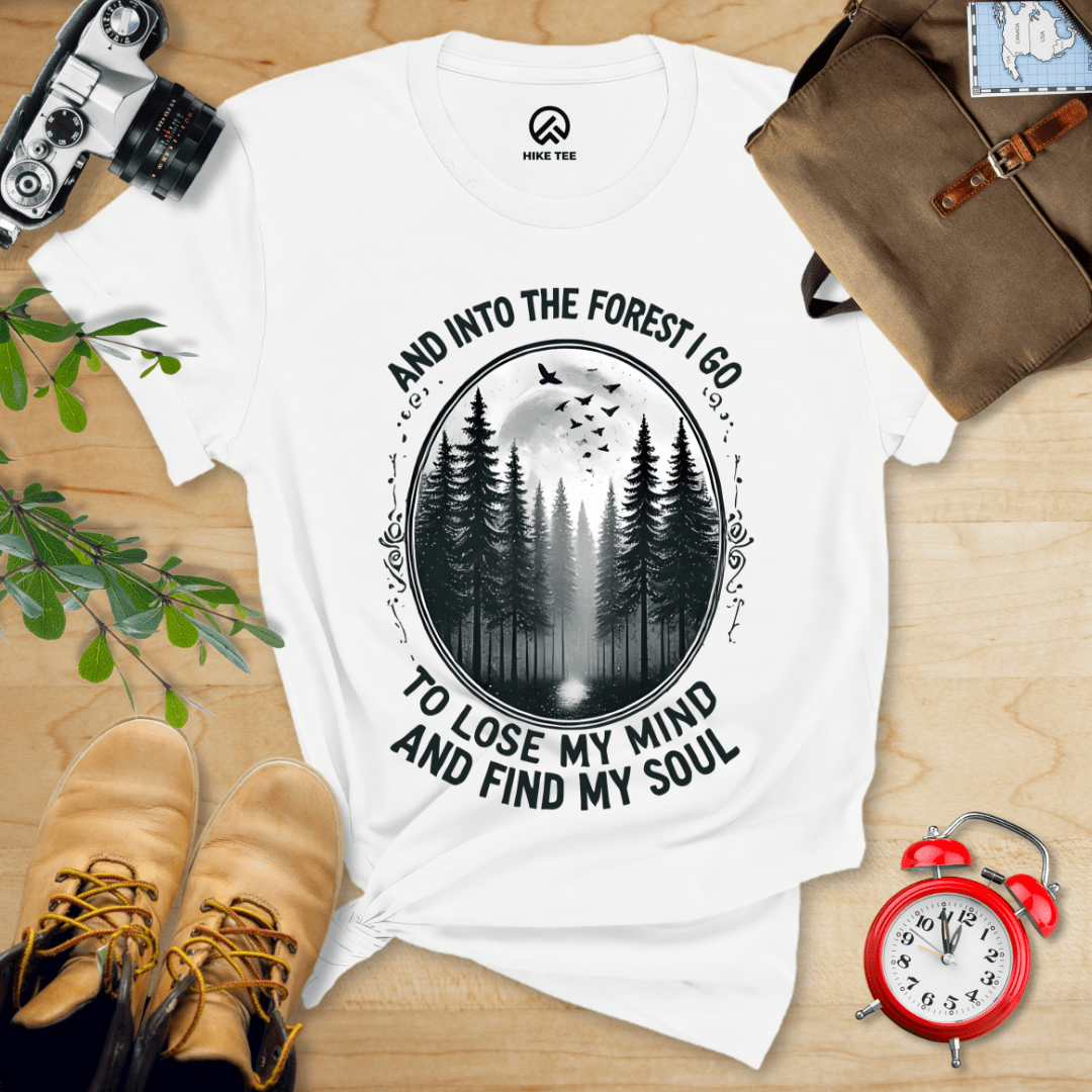 Hike Tee T-Shirt White / S In Forest I Go Shirt