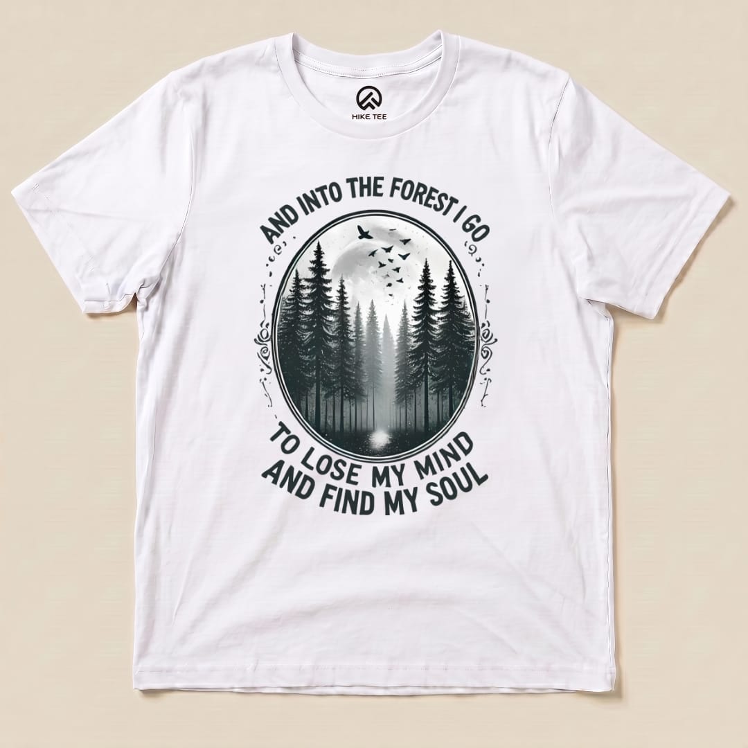 Hike Tee T-Shirt White / S In Forest I Go Shirt