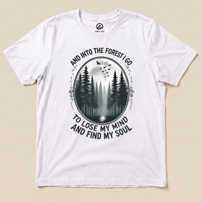 Hike Tee T-Shirt White / S In Forest I Go Shirt