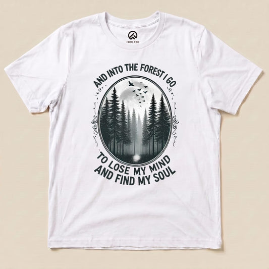 Hike Tee T-Shirt White / S In Forest I Go Shirt