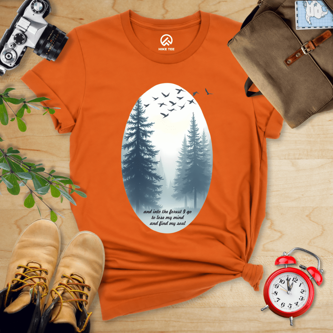 Hike Tee T-Shirt Autumn / S In The Forest I Go Shirt