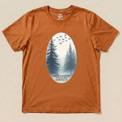 In The Forest I Go Shirt Hike Tee T-Shirt Autumn / S