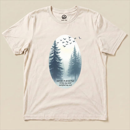In The Forest I Go Shirt Hike Tee T-Shirt Natural / S