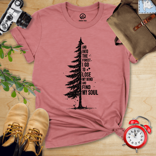 Printify T-Shirt Heather Mauve / S In The Forest Shirt