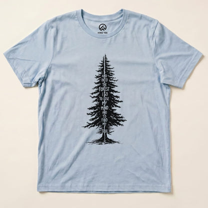 Hike Tee T-Shirt Baby Blue / S In To The Forest Shirt