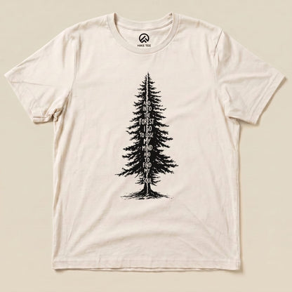 Hike Tee T-Shirt Natural / S In To The Forest Shirt