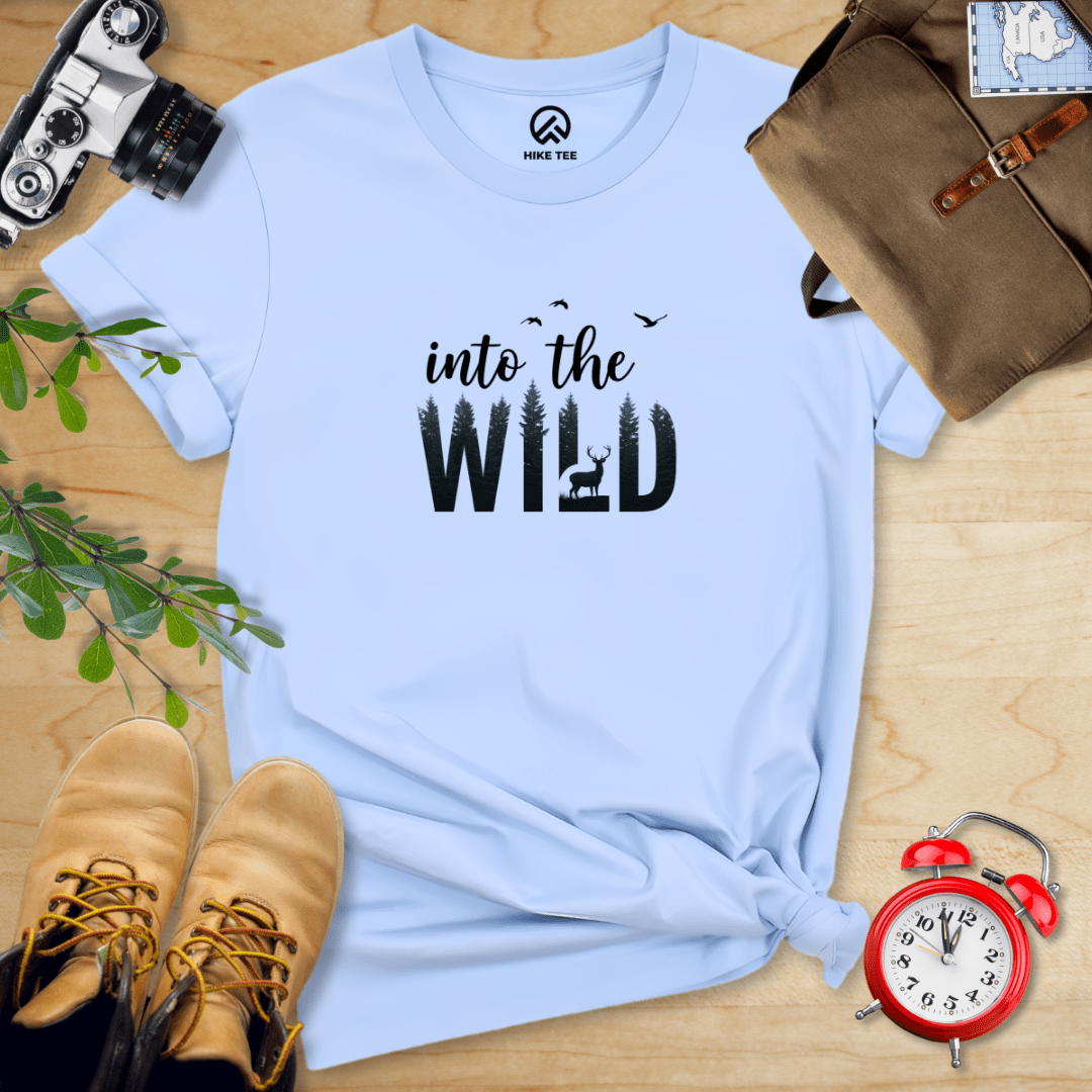 Hike Tee T-Shirt Baby Blue / S Into the wild Shirt