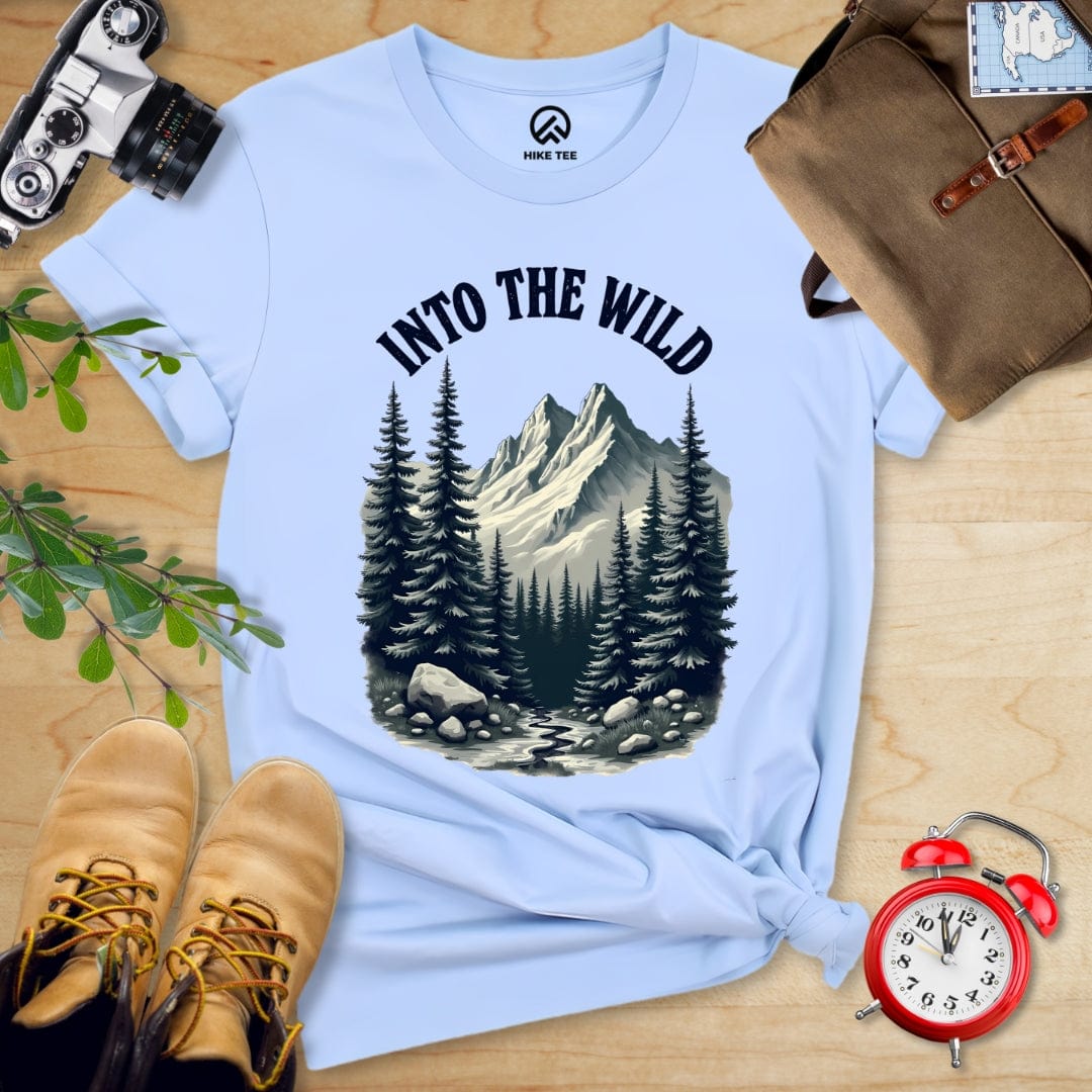 Hike Tee T-Shirt Baby Blue / S Into The Wild Shirt
