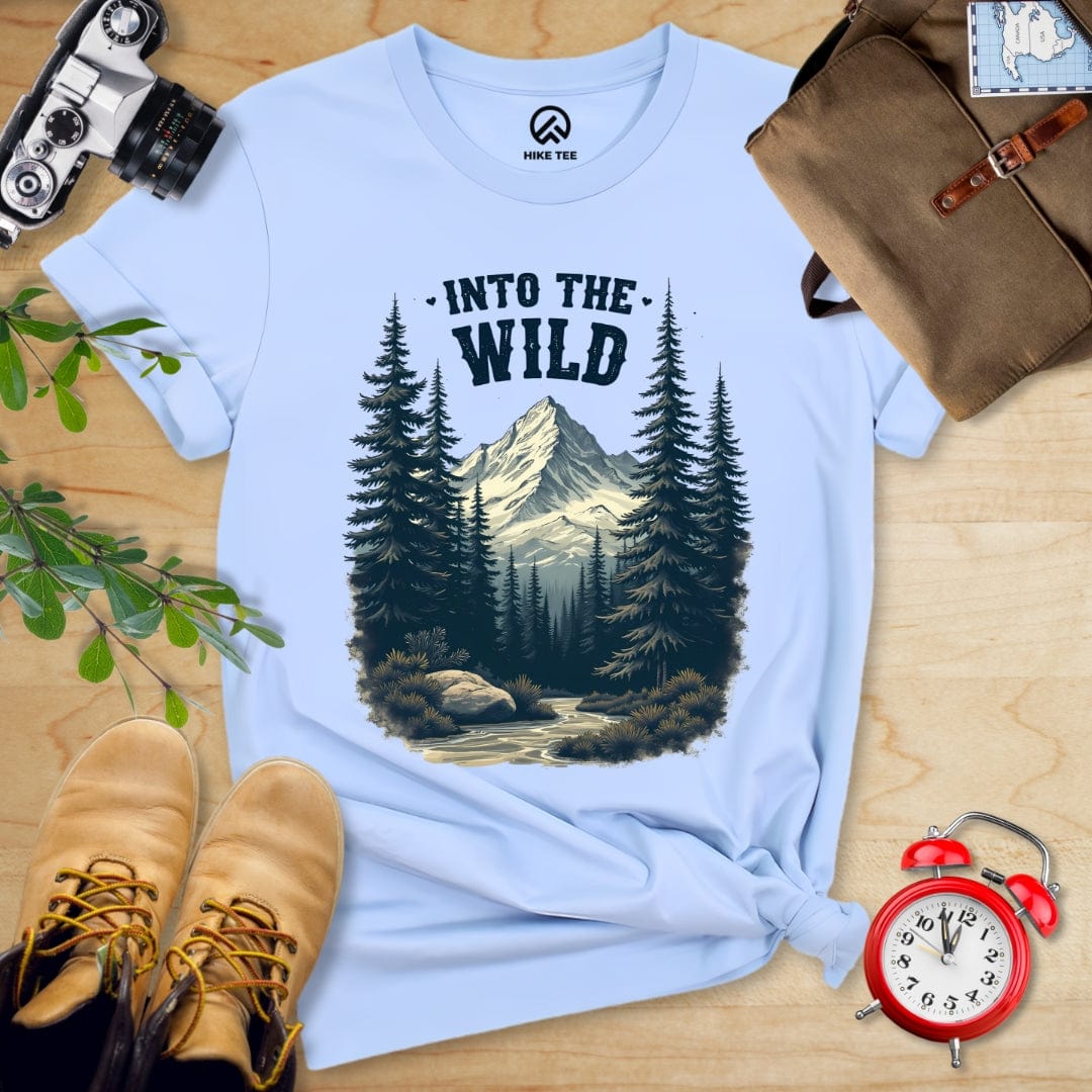 Hike Tee T-Shirt Baby Blue / S Into the Wild Shirt