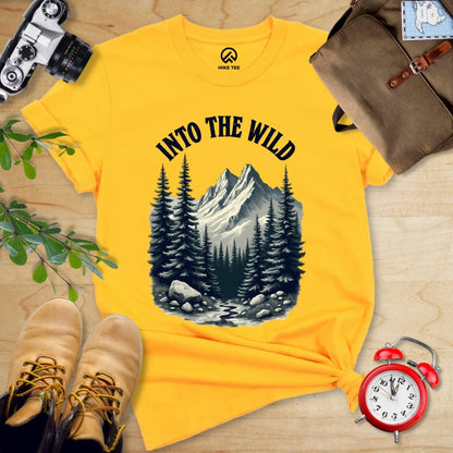 Hike Tee T-Shirt Gold / S Into The Wild Shirt