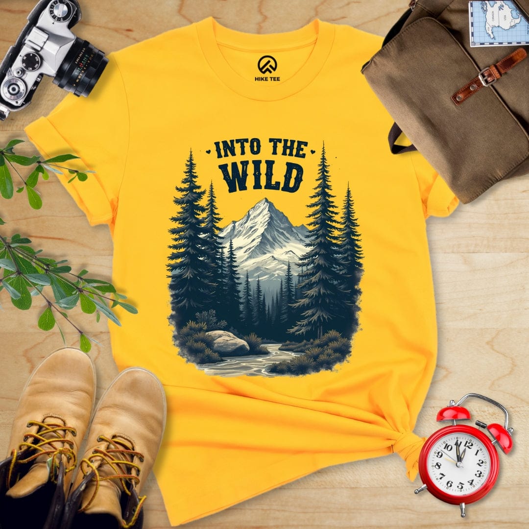 Hike Tee T-Shirt Gold / S Into the Wild Shirt