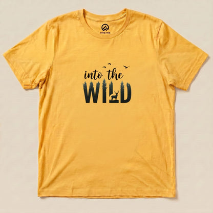 Into the wild Shirt Hike Tee T-Shirt Gold / S