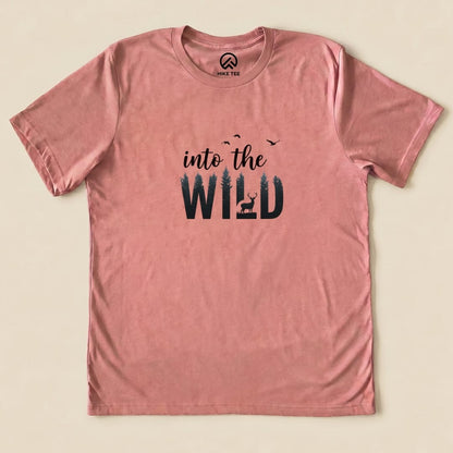 Into the wild Shirt Hike Tee T-Shirt Heather Mauve / S