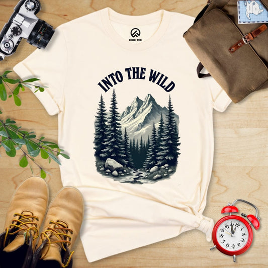 Hike Tee T-Shirt Natural / S Into The Wild Shirt