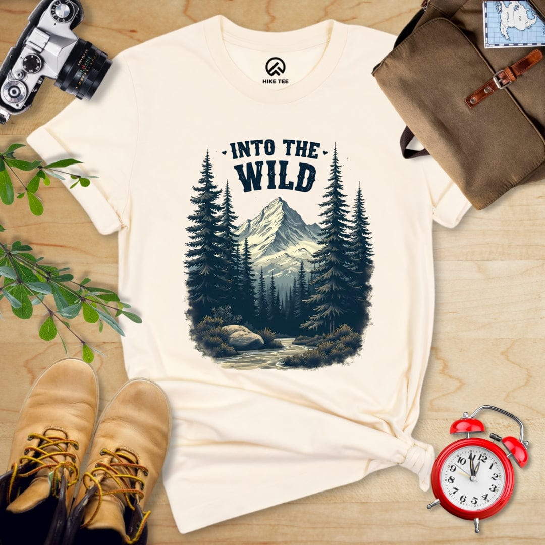 Hike Tee T-Shirt Natural / S Into the Wild Shirt