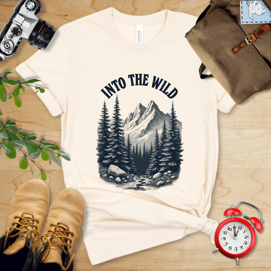 Printify T-Shirt Natural / S Into The Wild Shirt