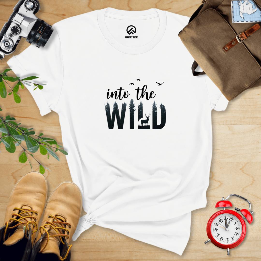 Hike Tee T-Shirt White / S Into the wild Shirt