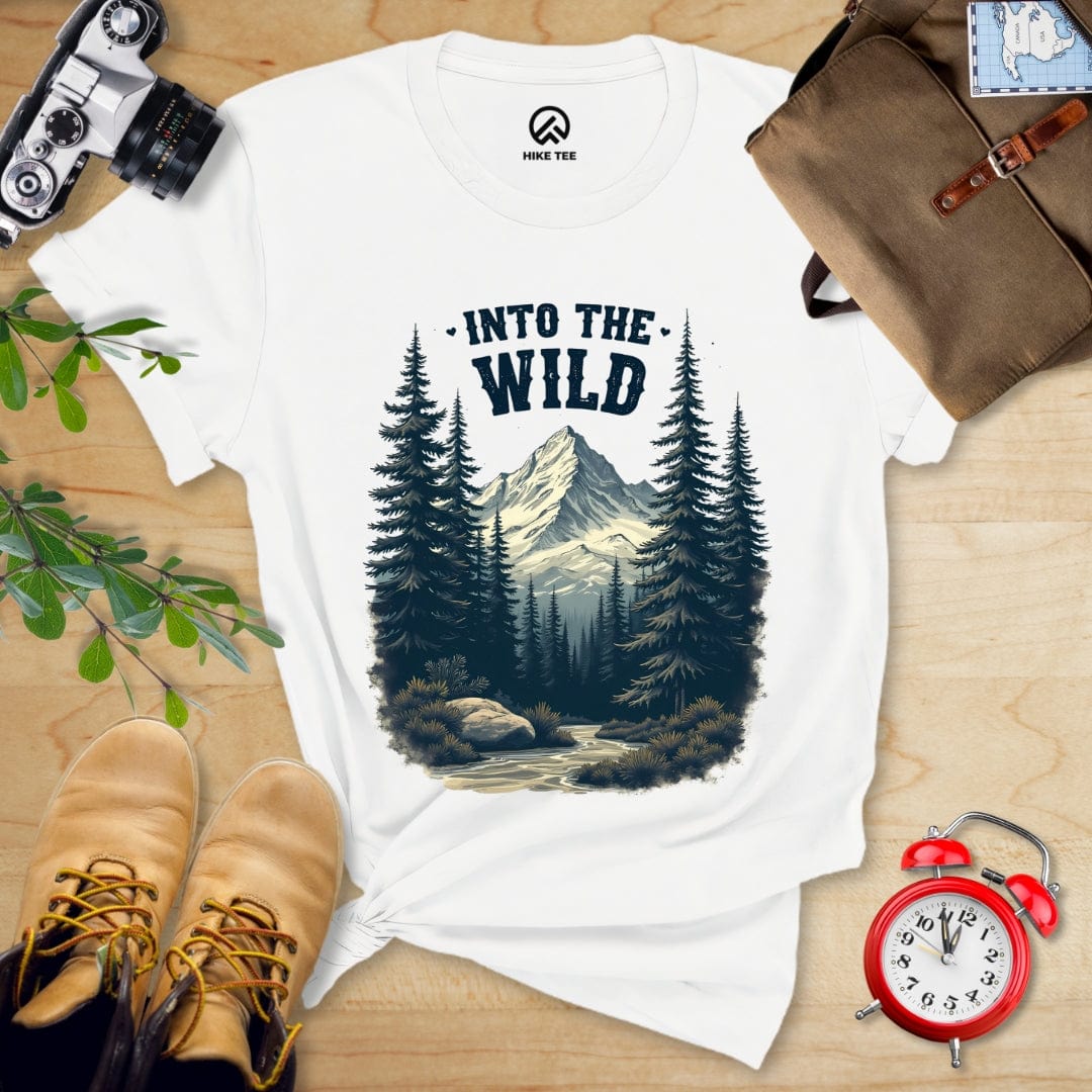 Hike Tee T-Shirt White / S Into the Wild Shirt