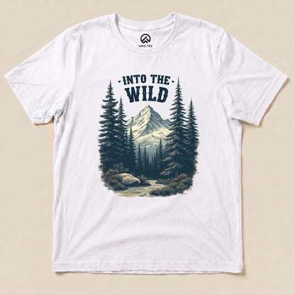 Into the Wild Shirt Hike Tee T-Shirt White / S