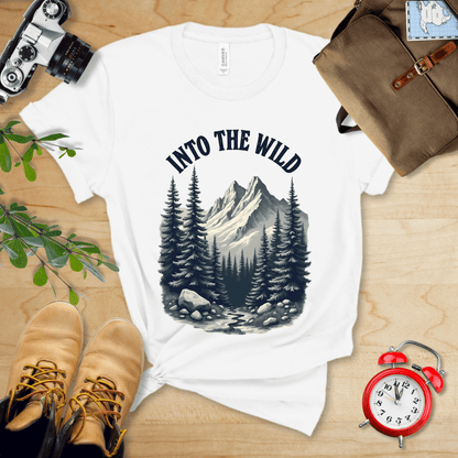 Printify T-Shirt White / S Into The Wild Shirt