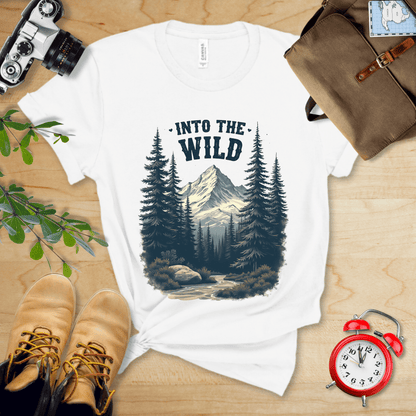 Printify T-Shirt White / S Into the Wild Shirt