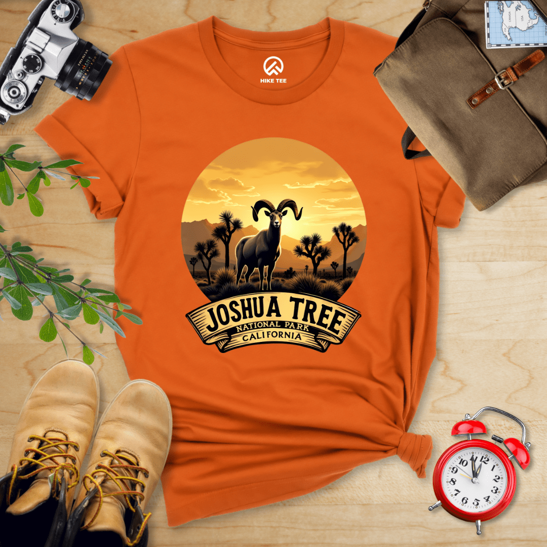 Hike Tee T-Shirt Autumn / S Joshua Tree Bighorn Sheep Shirt