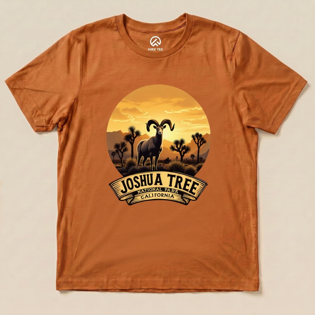 Joshua Tree Bighorn Sheep Shirt Hike Tee T-Shirt Autumn / S