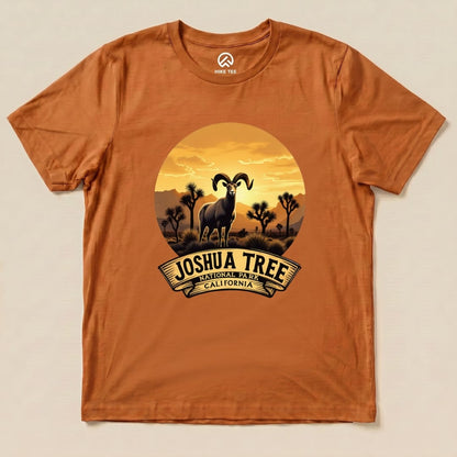 Joshua Tree Bighorn Sheep Shirt Hike Tee T-Shirt Autumn / S