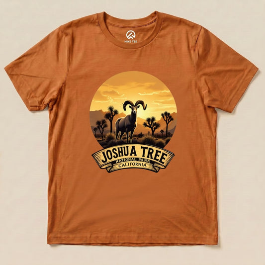 Joshua Tree Bighorn Sheep Shirt Hike Tee T-Shirt Autumn / S